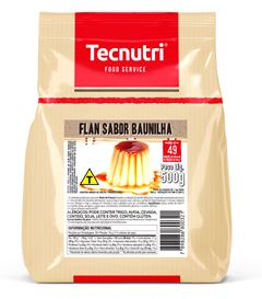 FLAN BAUNILHA SACHE 500GR TECNUTRI