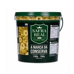 AZEITONA VERDE FATIADA 1,8KG SAFRA REAL