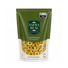 AZEITONA VERDE FATIADA 400G SAFRA REAL