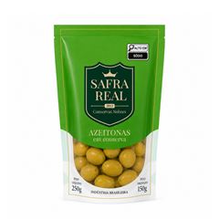 AZEITONA VERDE C/CAROCO 150G SAFRA REAL