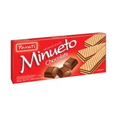 WAFER MINUETO CHOCOLATE 115GR PARATI