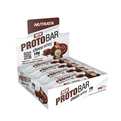 BARRA PROTOBAR CHOCO WHEY 8X70G NUTRATA