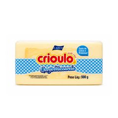 QUEIJO MUSSARELA CRIOULO 500G LATCO