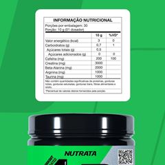 PRE TREINO 4B LIMAO 300G NUTRATA
