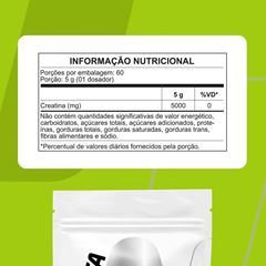 CREATINA MONOHIDRATAD 300G REFIL NUTRATA