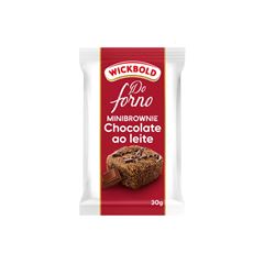 MINIBROWNIE CHOCO AO LEITE WB 18X30G