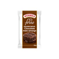 MINIBROWNIE CHOCO MEIO AMARGO WB 18X30G