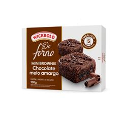 MINIBROWNIE CHOCO MEIO AMARGO WB 150G