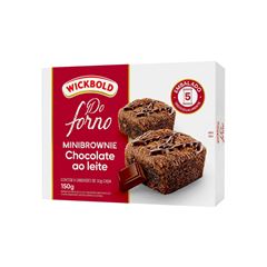 MINIBROWNIE CHOCO AO LEITE WB 150G