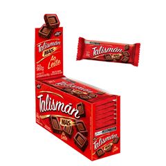 CHOCO BARRA AO LEITE 12X80G TALISMAN MAI