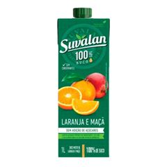 SUCO LARANJA/MACA 100% SUCO 1L SUVALAN