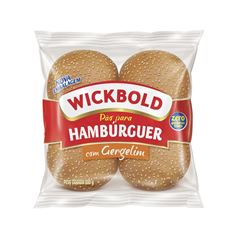 PAO HAMBURGUER GERGELIM 200G WICK