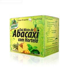 CHA ABACAXI C/ HORTELA 10X13G BARAO
