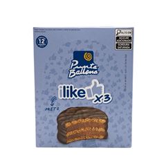 ALFAJOR ILIKEX3 NEGRO 12X55G PUNTA BALL