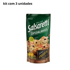MOLHO TOMATE PIZZA 3X 340G SALSARETTI