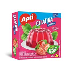 GELATINA MORANGO 20G APTI