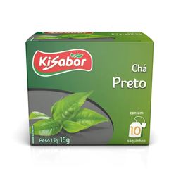 CHA PRETO 12X15G KISABOR