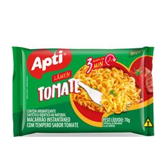 MACARRAO INST TOMATE 70G APTI