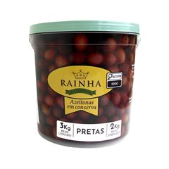 AZEITONA PRETA C/CAROCO MIUDA 2KG RAINHA