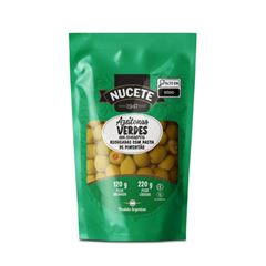 AZEITONA VERDE RECH C/PIMENT 120G NUCETE