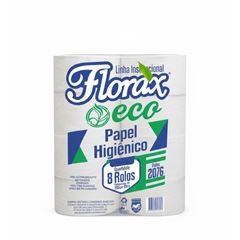PAPEL HIGIENIC ROLAO FLORAX ECO 300X10CM