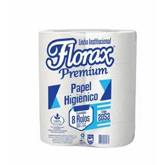PAPEL HIGIENI ROLAO FLORAX PREM 300X10CM