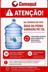 AGUA DA PEDRA GARRAFAO PET 20L