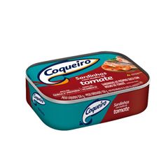 SARDINHA MOLHO TOMATE 250G COQUEIRO