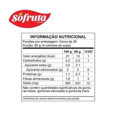 MOLHO PARA PIZZA 1,7 KG SO FRUTA