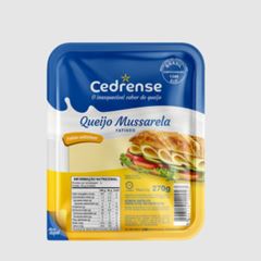 QUEIJO MUSSARELA FAT 270G CEDRENSE