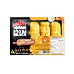 PAO SABOR QUATRO QUEIJOS 340G NA BRASA