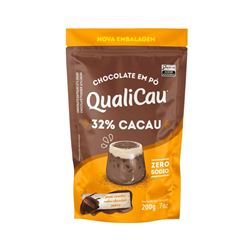 CHOCOL PO 32% CACAU 200GR QUALICAU