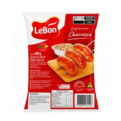 LINGUICA CHURRASCO LEBON 600GR