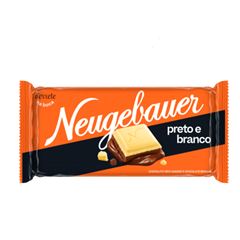 CHOC BARRA NEUGE PRET/BRANC 12X130G