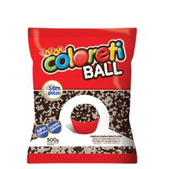 CONFEITO COLORETI CEREAL PRET/BRANC 500G