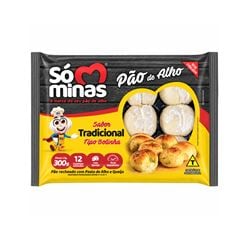 PAO DE ALHO TRAD BOLINHA SO MINAS 300 GR