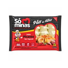 PAO DE ALHO PICANTE BAGUET SO MINAS 400G